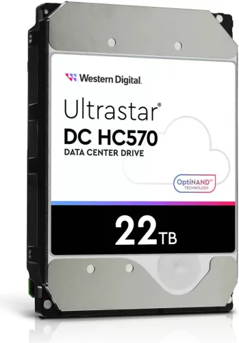 Жесткий диск/ HDD WD SATA 22Tb Ultrastar DC HC570 0F48155 7200 6Gb/s 512Mb 1 year warranty (WUH722222ALE6L4) фото 3