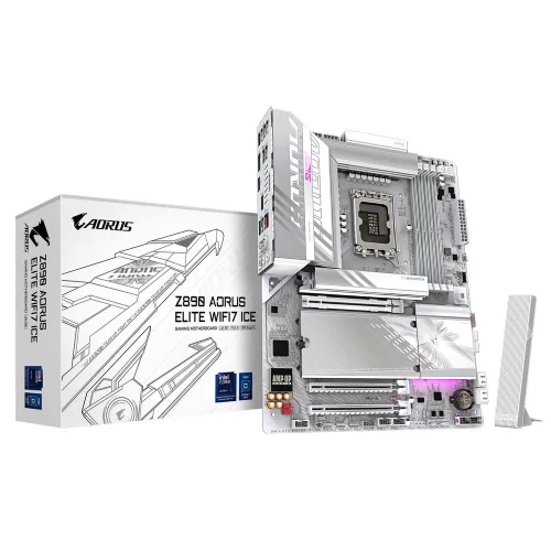 Материнская плата Gigabyte Z890 AORUS ELITE WF7 ICE, RTL (Z890 AORUS ELITE WIFI7 ICE)