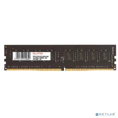 QUMO DDR4 DIMM 8GB QUM4U-8G2400P16 PC4-19200, 2400MHz OEM/ RTL