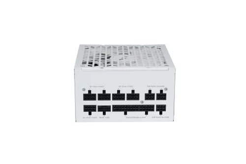 Блоки питания/ Power Supply SAMA G850 White (HAT-850yzB1G), 850W 80+ Gold (ATX, 3.1, PCIe 5.0, Full modular, 1x24(20+4)pin mesh 550mm, 2xCPU 8(4+4)pin 700mm, 2xPCIe*2 8(6+2)pin 550+150mm, 1x12VHPWR PC (G0850-WHGFF001-EU) фото 3