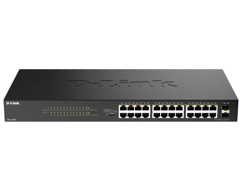 Коммутатор D-Link DGS-1026P DGS-1026P/A1A 24x1Гбит/с 2SFP 240W неуправляемый