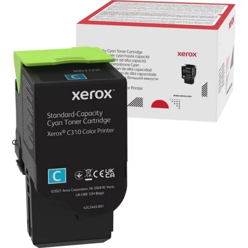 Тонер-картридж голубой стандартный Xerox C310/C315/ Standard Toner C Xerox C310/C315 (006R04361)