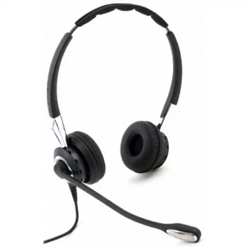 Гарнитура Jabra BIZ 2400 II Duo, Wired, USB, MS, BT, угол микрофона 360°, Black-silver (2499-823-209)