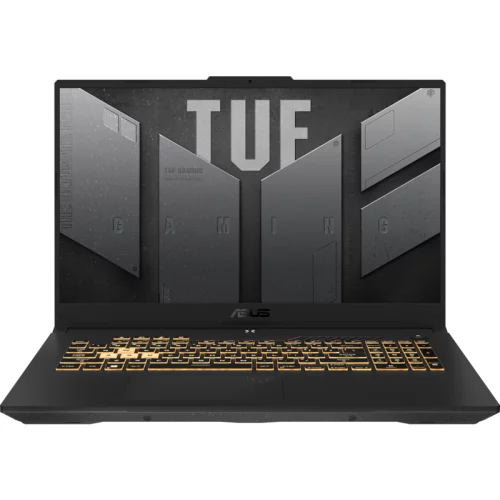 Ноутбук/ ASUS TUF F17 FX707VI-LL093 17.3(2560x1440 (матовый, 240Hz) IPS)/Intel Core i7 13620H (2.4Ghz)/16384Mb/1024PCISSDGb/noDVD/Ext:nVidia GeForce RTX4070(8192Mb)/Cam/BT/WiFi/90WHr/war 1y/2.6kg/Mecha Gray/DOS