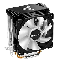 Кулер для процессора/ CPU Cooler JONSBO CR-1200 (95W, 3-pin, 128mm, Al/Cu, 2x6mm, FRGB, 1x92mm, 36CFM, 30.5dBA, 2000RPM, S: 1700/1200/115X, AM4/AM5 Black)