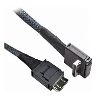 Кабель/ AXXCBL700CVCR 700 mm long, spare cable kit (1 cable included), straight OCuLink SFF-8611 connector to right angle OCuLink SFF-8611 connector (AXXCBL700CVCR 958261)