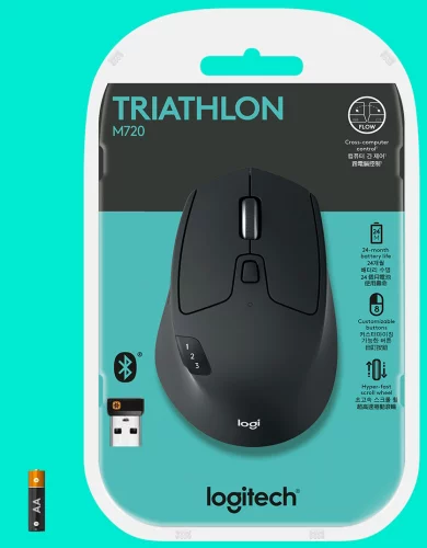 Мышь/ Logitech Wireless Mouse M720 Triathlon (910-004794) фото 6