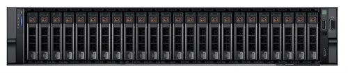 Шасси серверное DELL PowerEdge R760 2U/ 24SFF(8 universal)/ 2xHS/ H755/ 2xGE/ 6VHPerf Fan/ RC2/ bezel/ noTPM/ IDRAC9 ent/ rails/ 1YWARR(210-BDZY) (R760-24SFF-02NT)