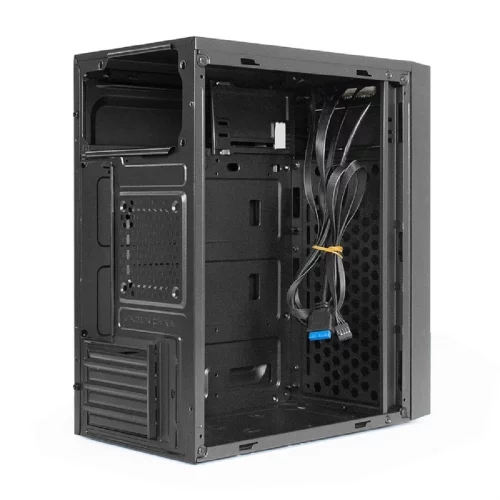 Exegate EX299204RUS Корпус Minitower ExeGate BAA-113U-UNS450 (mATX, БП UNS450 с вент. 12см, 2*USB+1*USB3.0, аудио, черный) фото 2
