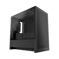 Корпус без блока питания/ Case NZXT H3 Flow (2025), Midi-Tower, TG, 1x120mm, 1xUSB-A 3.2 + 1xUSB-C 3.2, mATX, mITX Black (CC-H31FB-01)
