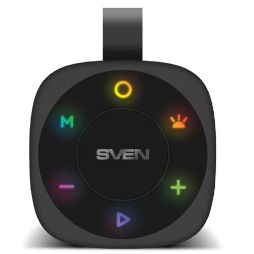SVEN PS-155, черный (10 Вт, Waterproof (IPx4), TWS, Bluetooth, FM, USB, 1200мА*ч) (SV-022334) фото 3