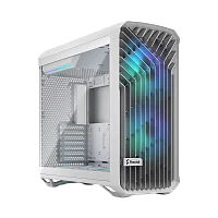 Корпус ПК без блока питания/ Case Fractal Design Torrent RGB TG Clear Tint, Full-Tower, 2x180mm + 3x140mm RGB, 2xUSB-A 3.2 + 1xUSB 3.2 Type-C E-ATX, SSI-CEB, SSI-EEB, ATX, mATX, mITX White (FD-C-TOR1A-07)