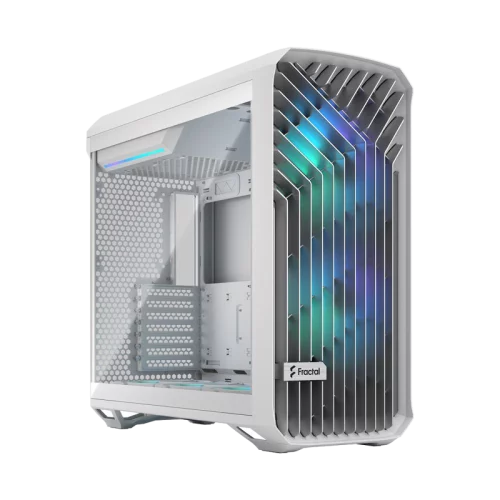 Корпус ПК без блока питания/ Case Fractal Design Torrent RGB TG Clear Tint, Full-Tower, 2x180mm + 3x140mm RGB, 2xUSB-A 3.2 + 1xUSB 3.2 Type-C E-ATX, SSI-CEB, SSI-EEB, ATX, mATX, mITX White (FD-C-TOR1A-07)