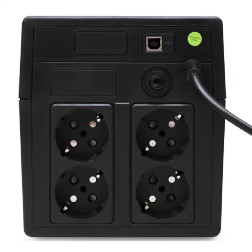 ИБП POWERMAN Smart Sine 1000, LCD, линейно-интерактивный, 1000ВА, 700Вт, 4 евророзетки с резервным питанием, USB, батарея 12В 7Ач 2 шт., 353мм х 149,3мм х 162мм, 9.2 кг./ UPS POWERMAN Smart Sine 1000, LCD, line-interactive, 1000VA, 700W, 4 eurosockets wi фото 3
