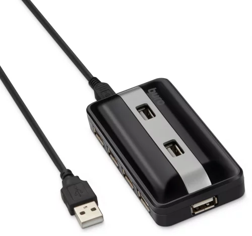 Разветвитель USB 2.0 Buro BU-HUB7-U2.0 7порт. черный фото 4