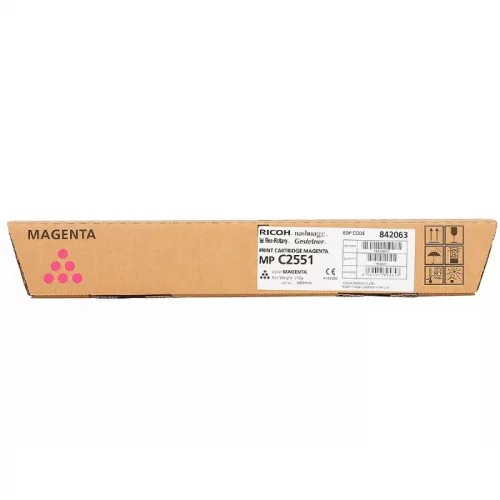 Тонер Ricoh MPC2551E пурпурный 9500 страниц для Aficio MPC2051/C2551 (842063)