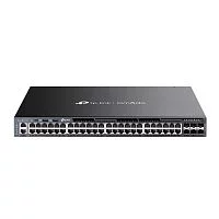 коммутатор TP-Link SG6654XHP, Omada 48-PortGigabit Stackable L3 Managed PoE+ Switch with 6 10GE SFP+ Slots