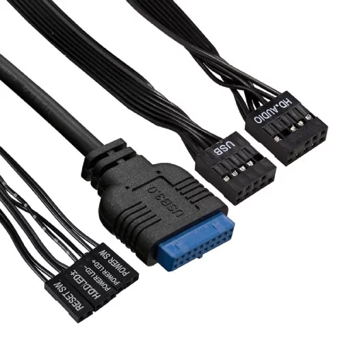 Exegate EX290173RUS Корпус Miditower ExeGate AA-440U (ATX, без БП, 2*USB+1*USB3.0, аудио, черный) фото 3