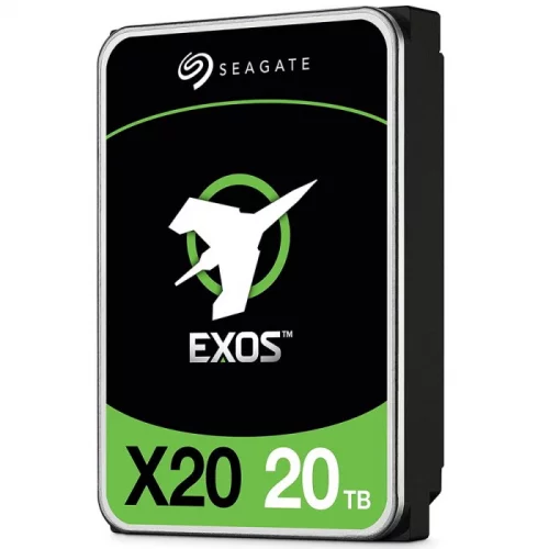Жесткий диск/ HDD Seagate SATA3 20Tb Exos X20 7200 256Mb 1 year warranty (ST20000NM007D)