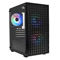 XASTRA Корпус A306M 3FRGB Black mATX/Mesh/ tempered glass / 3x 120mm FC120 FRGB fans/ A306M-3FC12F XASTRA Корпус A306M 3FRGB Black mATX/Mesh/ tempered glass / 3x 120mm FC120 FRGB fans/ A306M-3FC12F