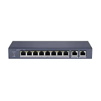 Сетевой неуправляемый коммутатор 8 RJ45 1000M PoE портов 1 Uplink порт 1000М Ethernet; 1 SFP порт 1000М Ethernet; IEEE802.3af IEEE802.3at; бюджет PoE 58Вт; поддержка режим (DS-S1008GP)