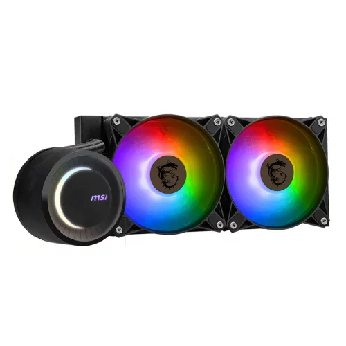 Жидкостная система охлаждения MSI MAG CORELIQUID M240 2x ARGB Fan, Color Box, LGA1700 (306-7ZW5E17-C24) фото 3