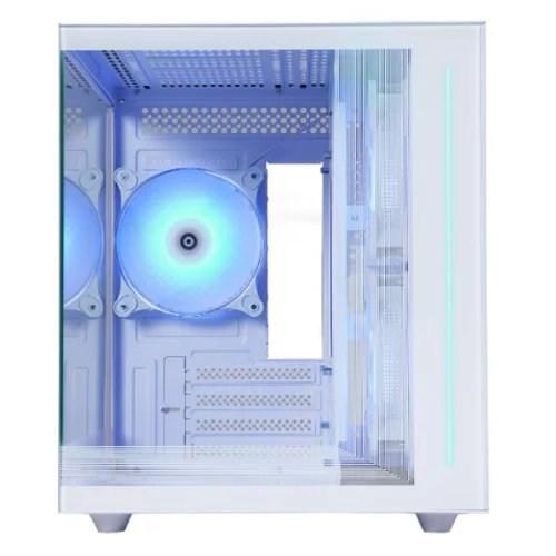 Defender Корпус компьютерный NovaCube белый,mATX,3fan,switch&M/ BSync (25104) фото 2