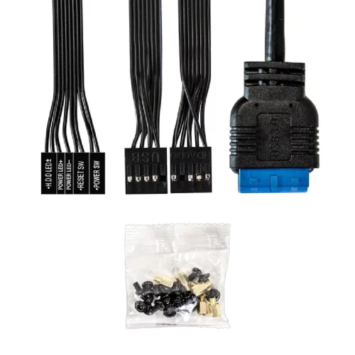 Корпус MINITOWER mATX W/PSU 2хUSB+USB3.0 HD Audio черный BAA-408U EX298155RUS EXEGATE фото 3