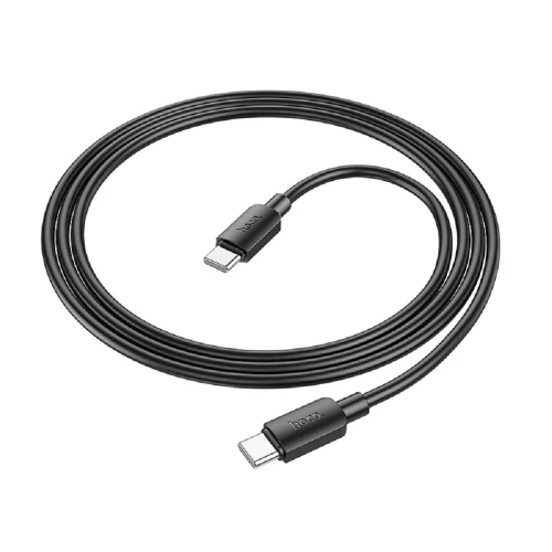 HOCO Кабель USB2.0 Hoco Type-C/ Type-C, 3A, 60Вт, X96, 1м, черный, коробка (HC-99128)