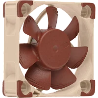 Кулер для корпуса/ Case Cooler Noctua NF-A4x10 PWM (40x40x10mm, 4-pin PWM, 5.2CFM, 19.6dBA, 5000RPM, Beige/Brown)