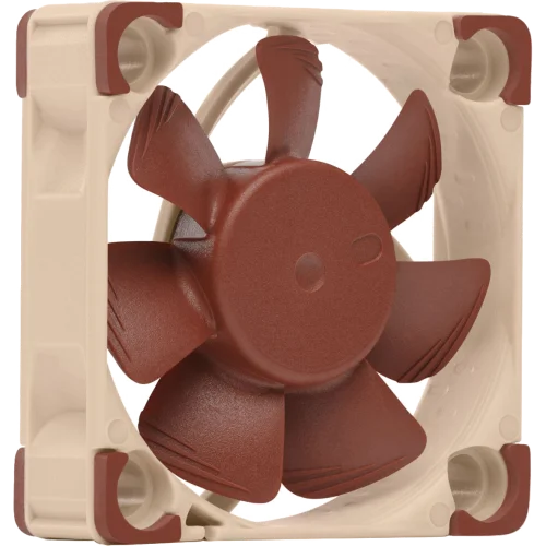Кулер для корпуса/ Case Cooler Noctua NF-A4x10 PWM (40x40x10mm, 4-pin PWM, 5.2CFM, 19.6dBA, 5000RPM, Beige/Brown)