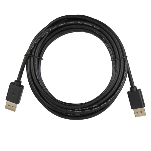 Кабель ACD Кабель ACD-DDPM2-10M |ACD-DDPM2-10M| DisplayPort 1.2, Golden Plated, 20m/ 20m, Черный,10м (742392)