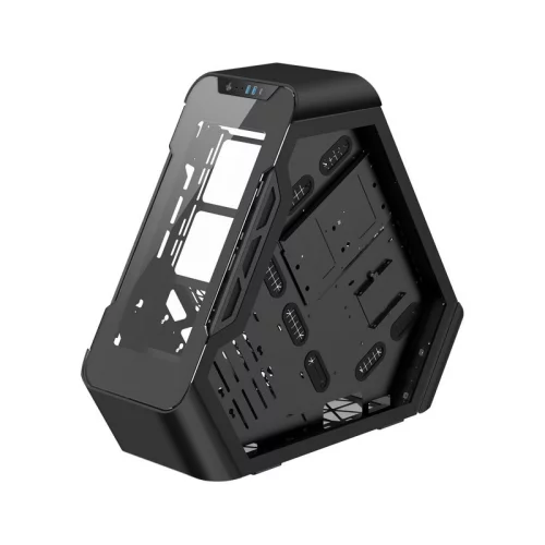 Корпус без блока питания/ JONSBO TR03-G, Full-Tower, TG, 2x120mm, 2xUSB-A 3.0 + 1xUSB-C 3.2, ATX, mATX, mITX Glass pannel Black (TR03-G BLACK)