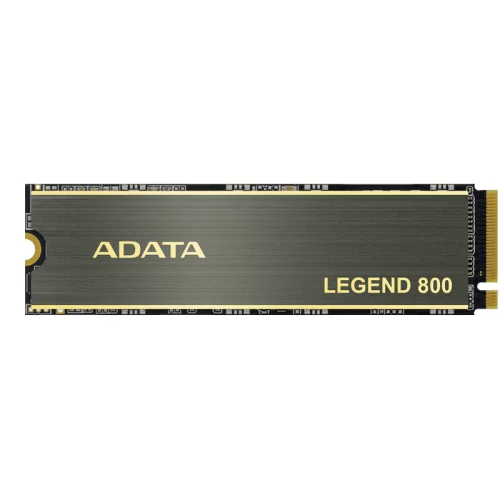 Твердотельный накопитель/ ADATA SSD LEGEND 800, 2000GB, M.2(22x80mm), NVMe 1.4, PCIe 4.0 x4, 3D NAND, R/W 3500/2800MB/s, IOPs н.д./н.д., TBW 1200, DWPD 0.55, with Heat Sink (3 года) (ALEG-800-2000GCS)
