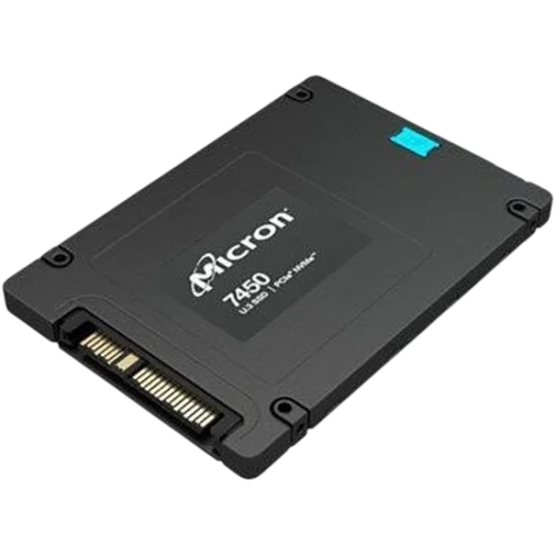 Серверные твердотельные накопители/ Micron SSD 7450 PRO, 960GB, U.3(2.5 15mm), NVMe, PCIe 4.0 x4, 3D TLC, R/ W 6800/ 1400MB/ s, IOPs 530 000/ 85 000, TBW 1700, DWPD 1 (12 мес.) (MTFDKCC960TFR-1BC15ABYY)