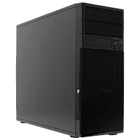 Серверный корпус/ 4-trays Workstation Chassis 2 x 5.25" drive bays 4 x 3.5" swappable HDD trays; 4-port 6 Gbps SAS/ SATA to SATA HDD; no PSU onboard (AC-PS7500 optional) (CS-W43-12C)