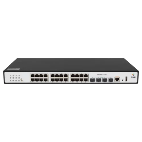 Коммутатор/ Управляемый PoE коммутатор уровня 2SNR-S2989G-24TX-POE-2AC