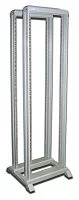 Стойка двухрамная 42U, 600x800, серая (TWT-RACK2-42U-6X8)