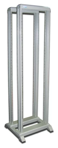 Стойка двухрамная 42U, 600x800, серая (TWT-RACK2-42U-6X8)