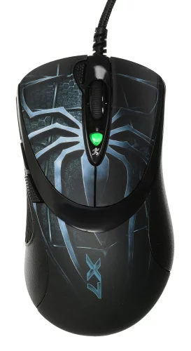 Мышь A4Tech Oscar Editor XL-747H рисунок/ голубой лазерная (3600dpi) USB (6but) (XL-747H (BLUE SPIDER))