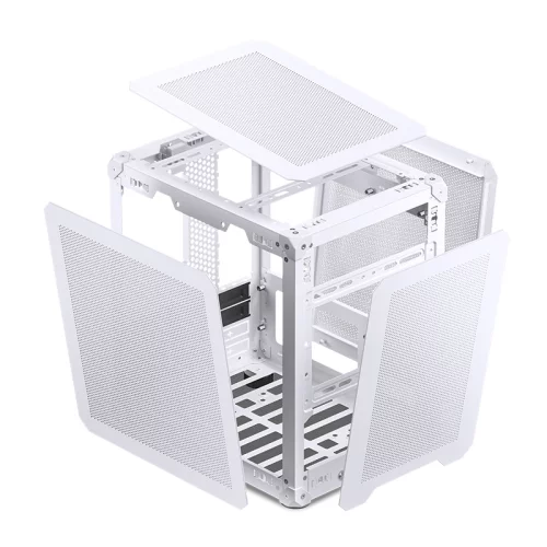 Корпус без блока питания/ Case JONSBO C6-ITX, Micro-Tower, no fan, 1xUSB-A 3.0 + 1xUSB-C 3.1, mDTX, mITX White (C6-ITX WHITE) фото 8