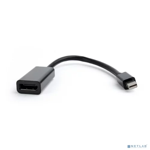 Cablexpert Переходник miniDisplayPort - DisplayPort, 20M/ 20F, длина 16см, черный (A-mDPM-DPF-001)