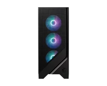 Корпус ПК без блока питания/ Case MSI MAG FORGE 320R AIRFLOW, Midi-Tower, TG, 4x120mm ARGB, 2xUSB 3.2, ATX, mATX, mITX Black (306-7G23R27-HH9)