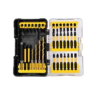 Набор ударных бит и сверл 35 предметов в пластиковом кейсе Deli DL251204 сталь S2