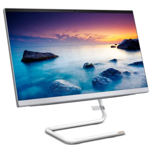 Моноблок Lenovo IdeaCentre A340-24ICK 23.8 FHD, Pentium G5420T, 4GB, 128GB SSD, DVD+RW, WiFi, BT, DOS, белый [F0ER005RRK] фото 2