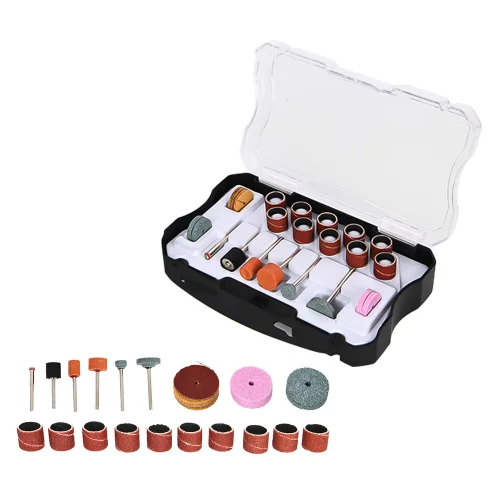 Набор оснастки для гравера (40 шт) Deli DH-ZMT01-EH1 хвостовик 3,2мм, пласт. кейс