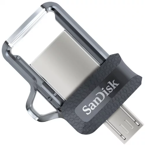 Флеш накопитель 64GB SanDisk Ultra Dual Drive m3.0 USB 3.2 gen1/micro USB (SDDD3-064G-G46) фото 2
