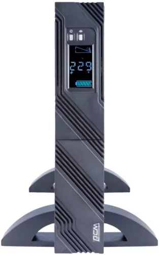 ИБП SPR-1500, линейно-интерактивный, 1500 ВA, 1200 Вт, LCD, Rack/Tower, 8 розеток IEC320 C13 с резервным питанием, USB, RS-232, слот под SNMP карту, защита RJ45, ШхГ (SPR-1500 LCD) фото 2