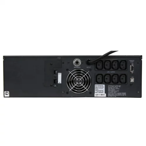 Источник бесперебойного питания Powercom King Pro RM KIN-3000AP LCD 2400Вт 3000ВА черный/ UPS Powercom King Pro RM KIN-3000AP LCD 2400W 3000Va black фото 2