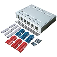 Коробка настенная на 12 кейстоунов, белая (LAN-MB-12K-WH)